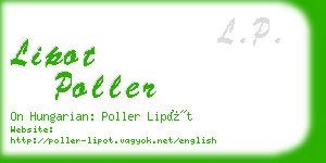 lipot poller business card